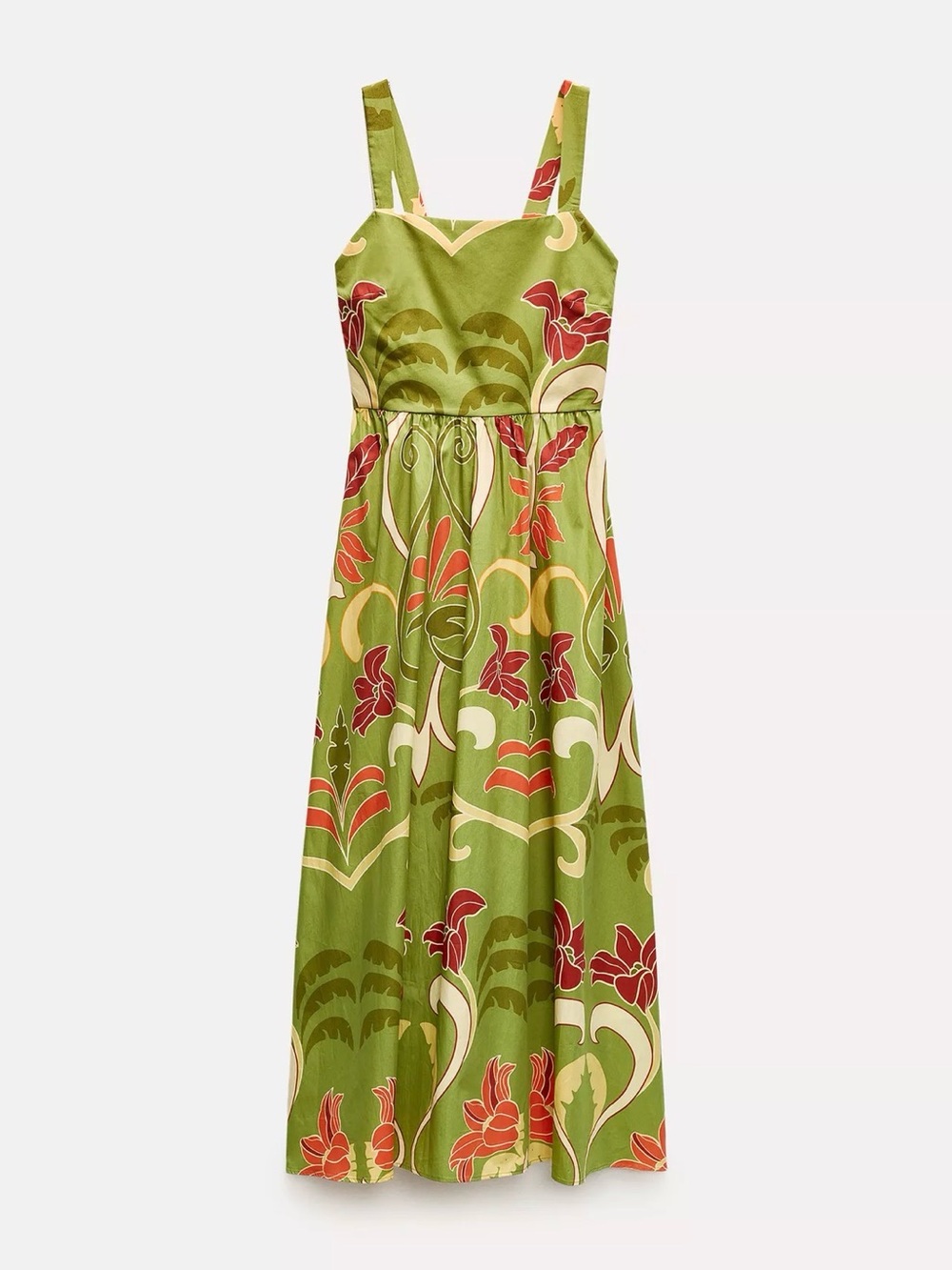 Zara printed midi dress 2183 010